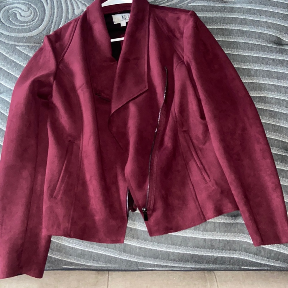 Burgundy jacket